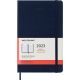 Portada 12M Daily Planner Large Sapphire Blue Hard Cover 2023