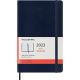 Portada 12M Daily Planner Large Sapphire Blue Soft Cover 2023